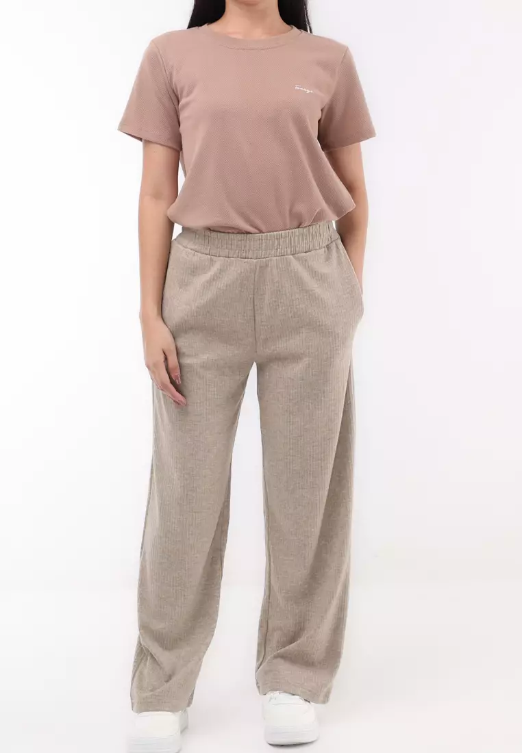 Colored Wide Leg Pants Ladies