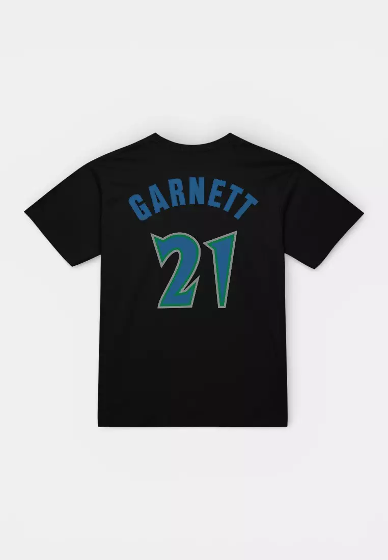 #21 Kevin Garnett Minnesota Timberwolves Men's T-Thirt - Player Name & Number Tee