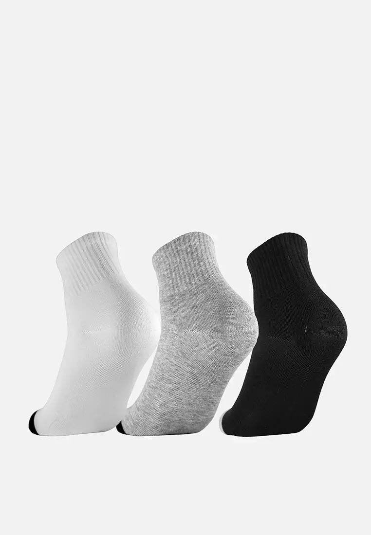 World Balance Men's Quarter Socks 01 P3
