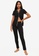 Trendyol black Piping Detailed Knitted Pajamas Set 4F480AA32B439CGS_1