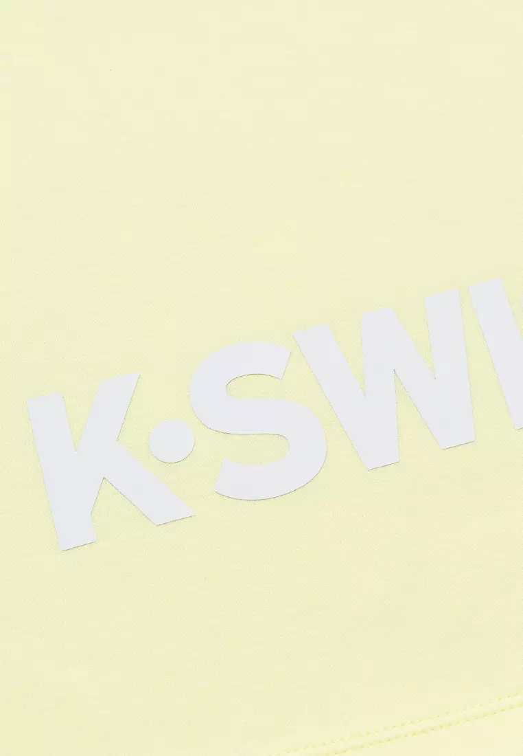女裝 K-SWISS LOGO 拼色落肩T裇