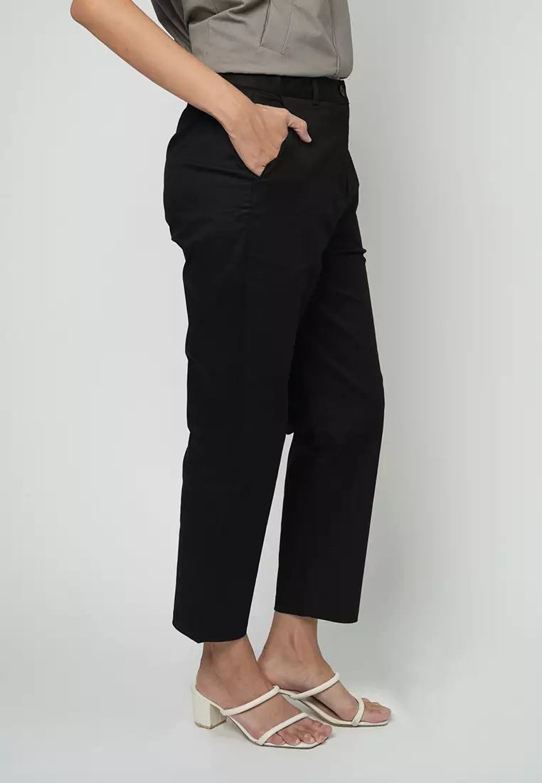 Justice Relaxed Pants with Scallop Pockets