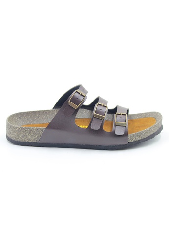 SoleSimple brown Ely - Brown Sandals & Flip Flops & Slipper F3A7FSHBC970DAGS_1
