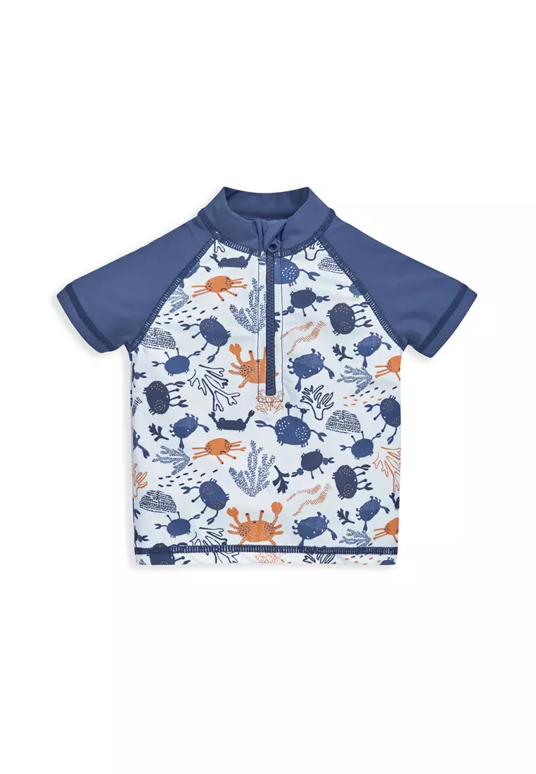 Buy Mamas and Papas Crab Party Rash Suit Top for Baby Boys 2025