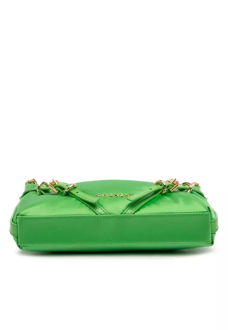 Pre-Loved Givenchy Small Nylon Voyou Party Shoulder Bag