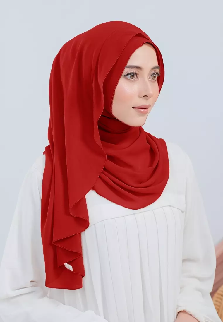 HIJAB INSTAN LUBNA - MAROON