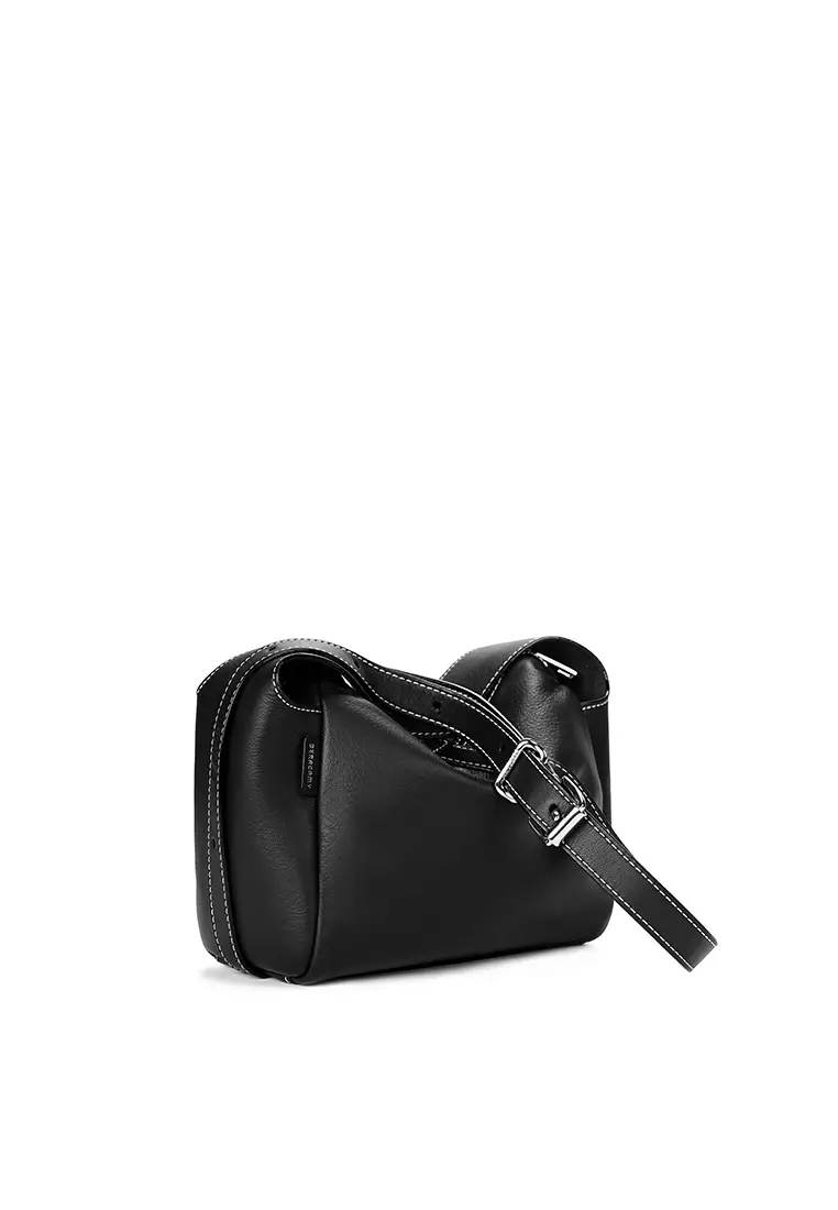 Petrichor Pockets Shoulder Bag Small - Black