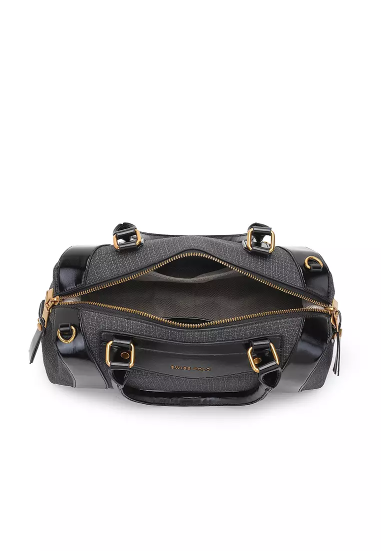 Women's Top Handle Bag / Sling Bag / Crossbody Bag / Shoulder Bag - Black