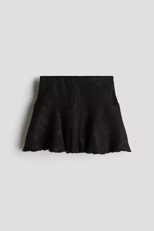 Shimmering jersey skirt