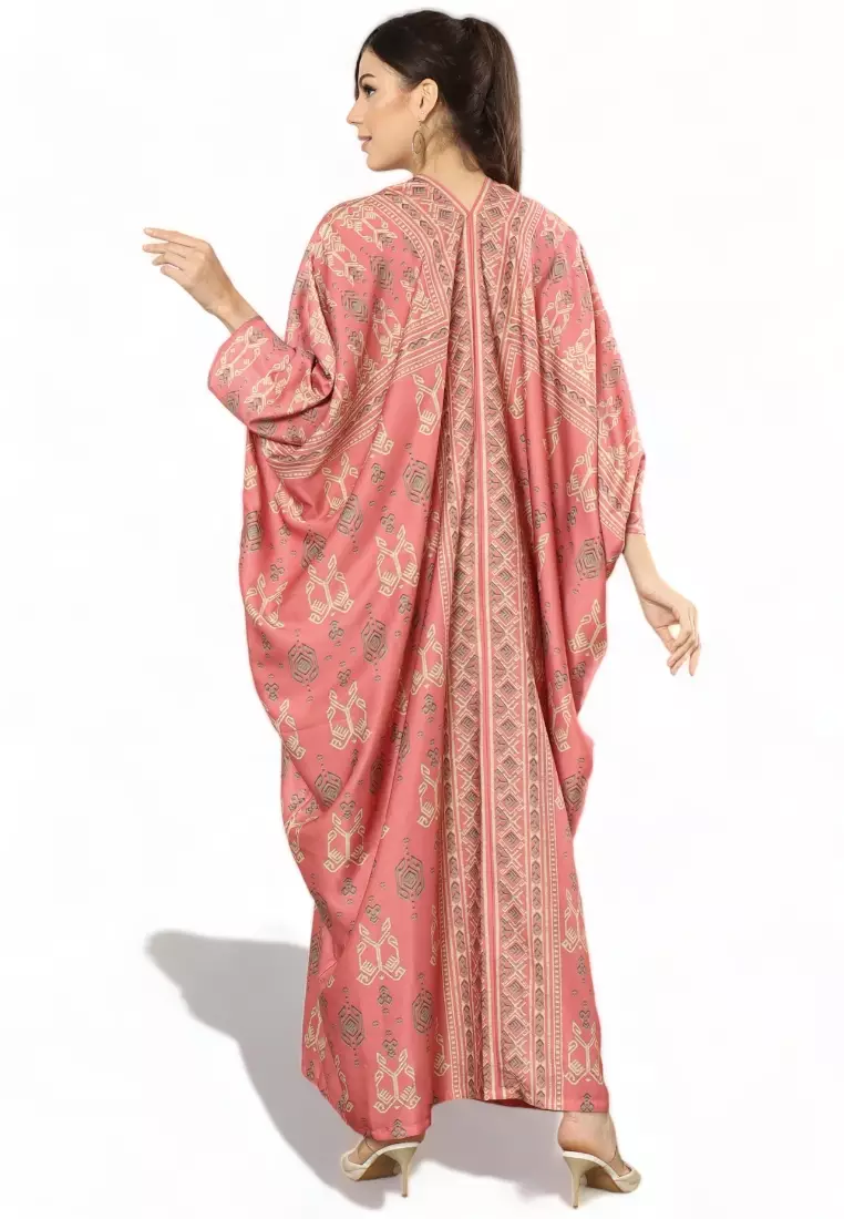 Kanzi Exclusive Long Sleeve Songket Kaftan