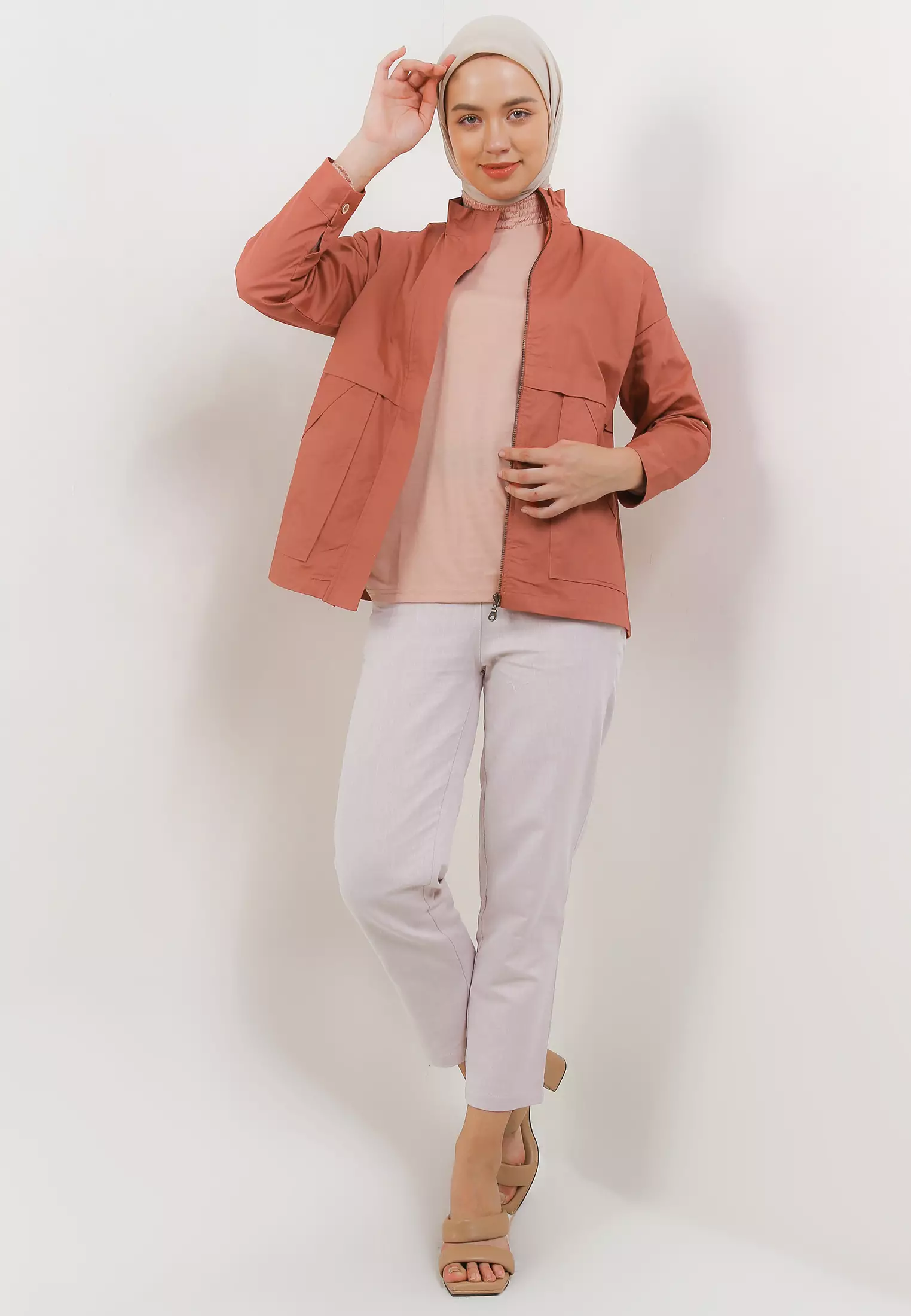 MFMW Heathernova Outer Jaket Coral