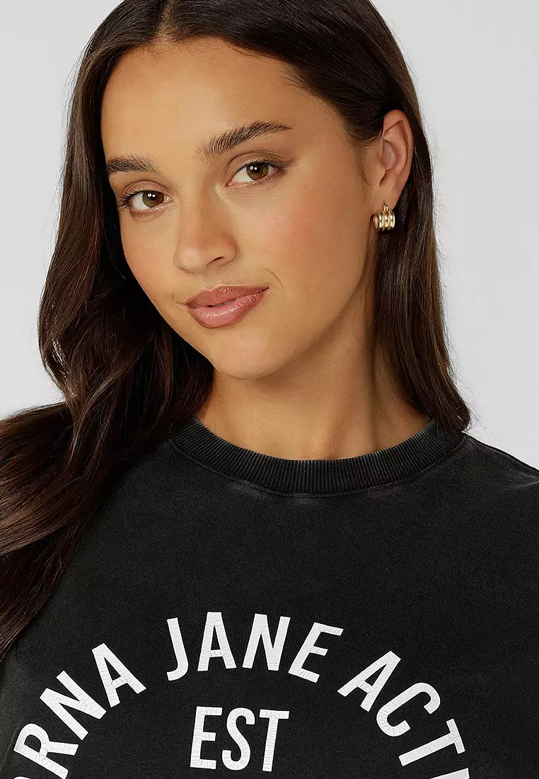 Sport Club Washed Boyfriend T-Shirt