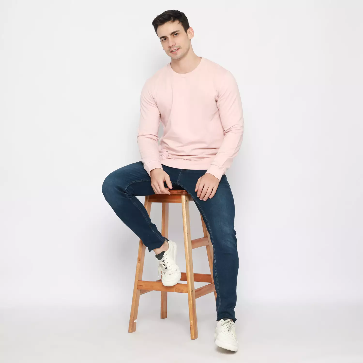 Kale Sweater Sally Dusty Pink Sweater Pria Casual / Unisex