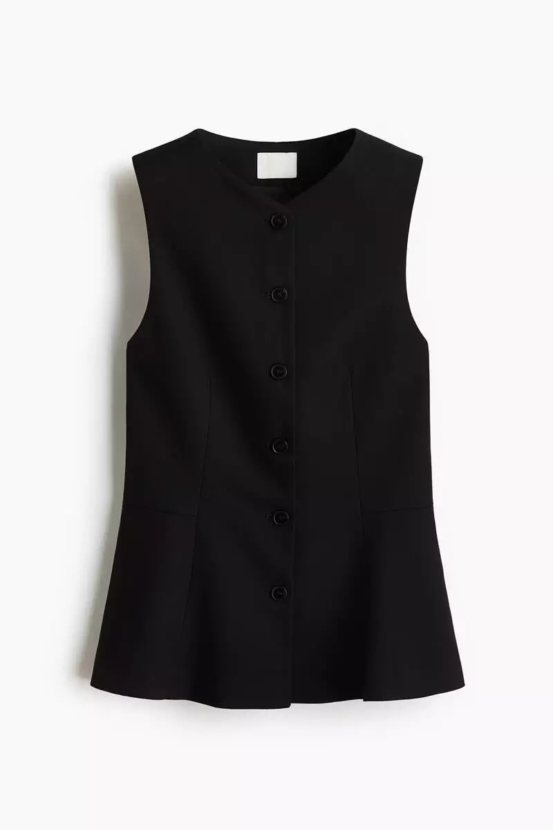 Peplum waistcoat