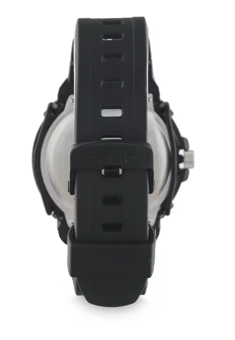 Casio Jam Tangan Pria - Black White - Resin - HDA-600B-7BVDF