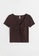 H&M brown Ribbed Top 1D522AACC5A269GS_5
