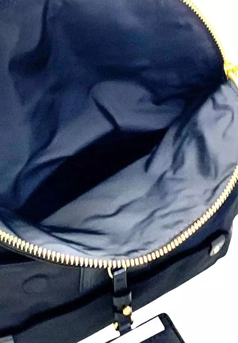 Preppy Nylon Natasha Crossbody Bag in Azure Blue M0014625