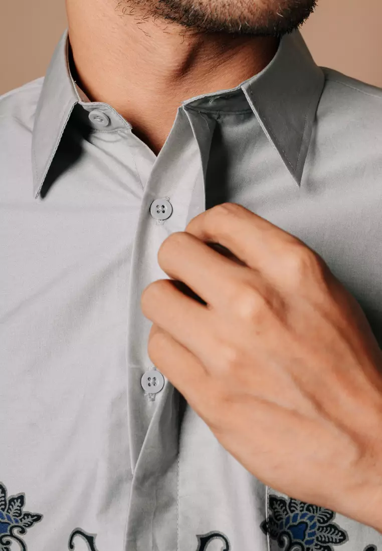 Hadinata Batik Kemeja Panjang Furing Superfine Rakha Rikha