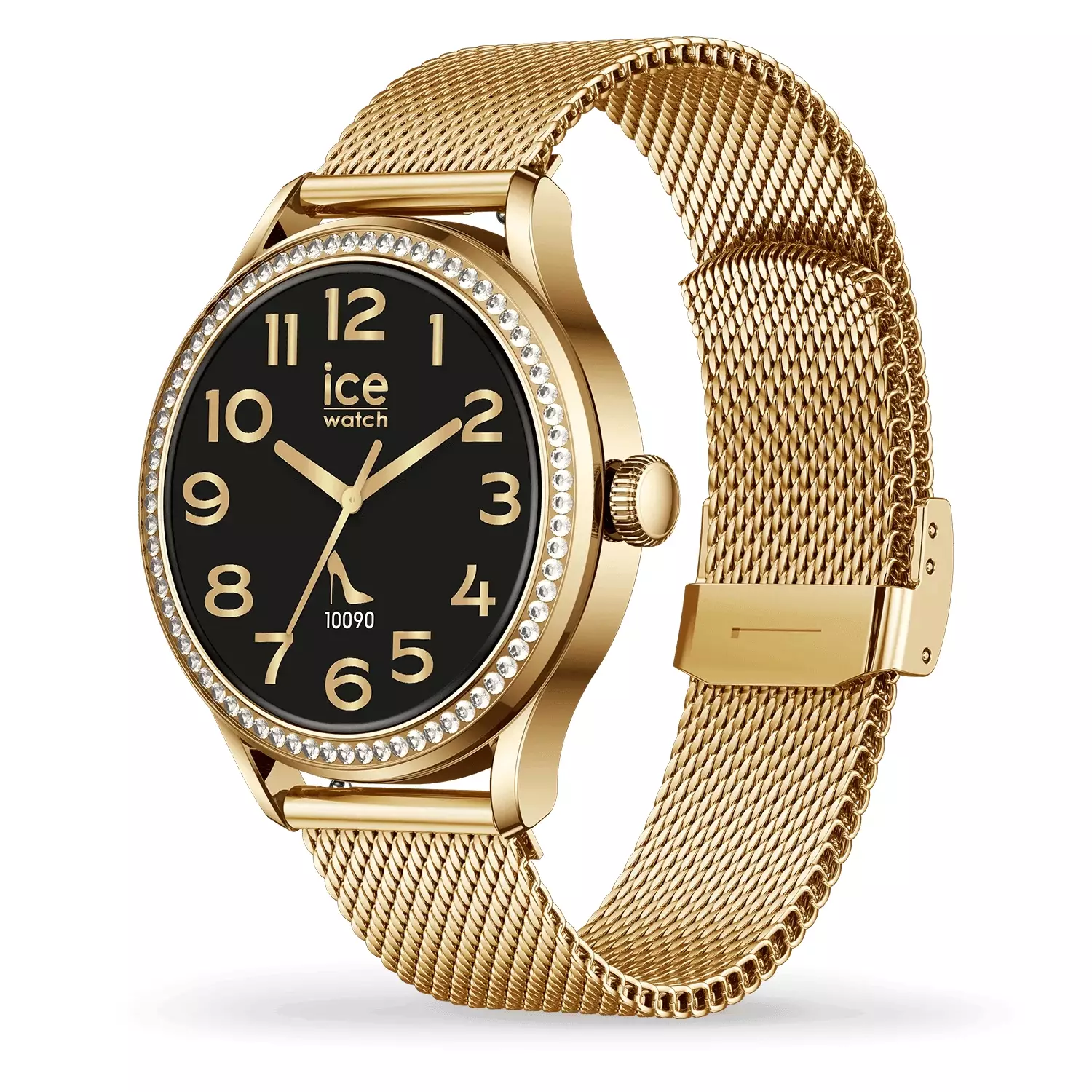 ICE Smart Watch ST 2.0 round AMOLED 1.20 - Gold 39mm | Bluetooth | Fitness Tracker [025316]