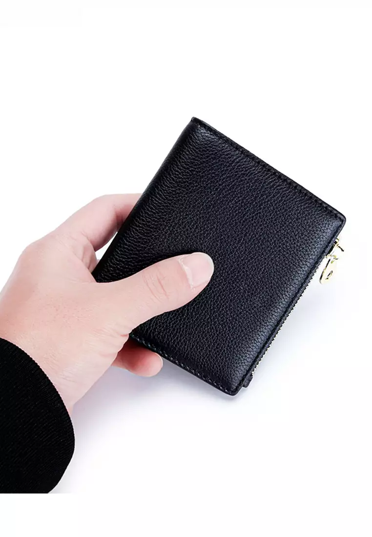 Full Grain Leather Fold Wallet JW YT-6089