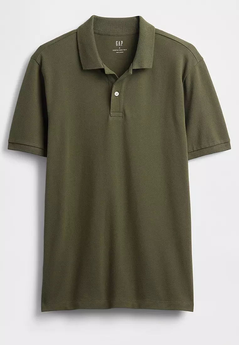 Stretch Pique Polo Shirt