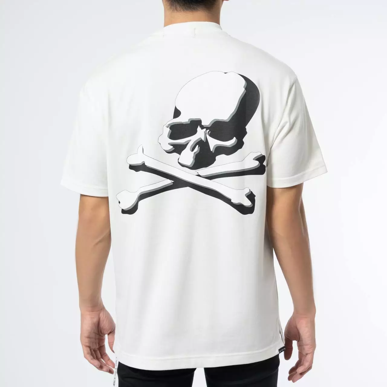 3D Skull T-Shirt White