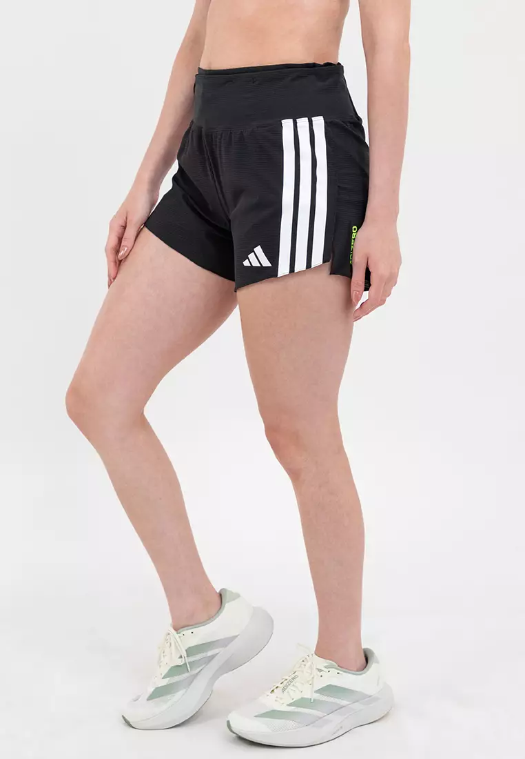 Running & Netball Adizero Running Gel Pocket Shorts Women Black JM3648