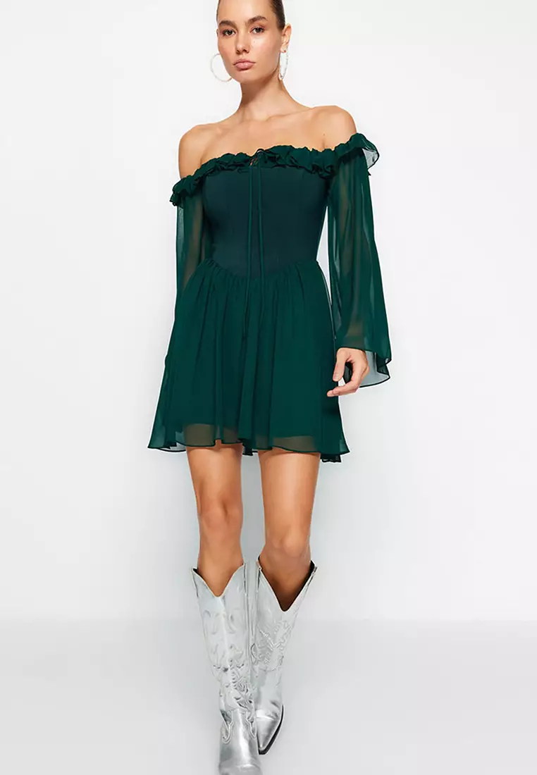 Chiffon Mini Dress