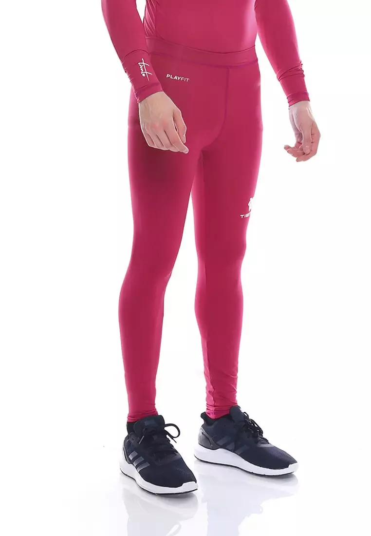 Tiento Man Long Pants Pink Celana Legging Pria Olahraga Renang Sepakbola Lari Original