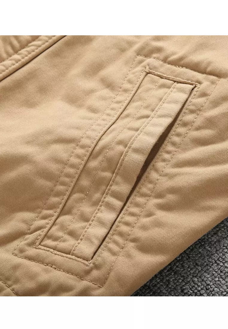 Stand Collar Workwear Jacket QZZ268