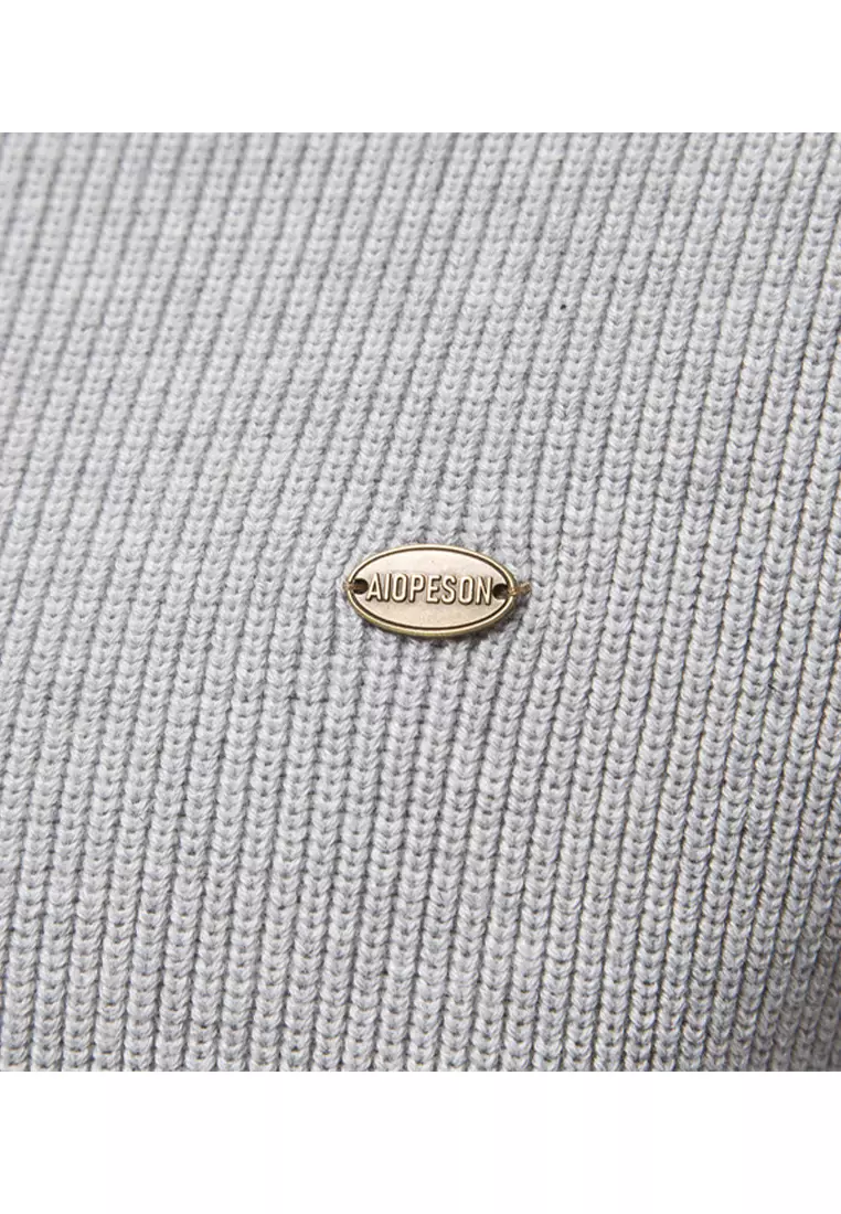 Stand Collar Slim Fit Sweater AX-Y832