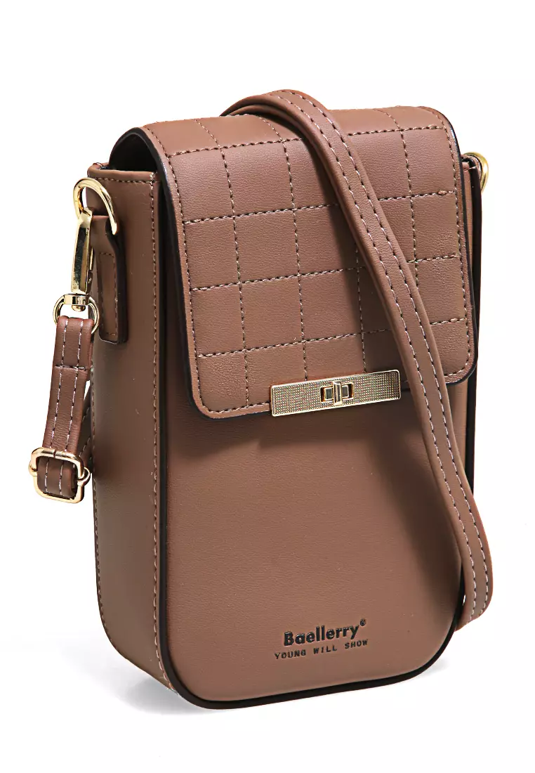 Sling Bag Wanita Tas Selempang Handphone Many Slot Material Leather ORIGINAL