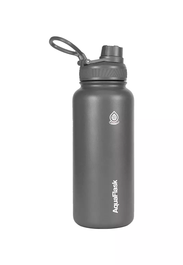 32oz Wide Mouth Water Bottle Stone Gray