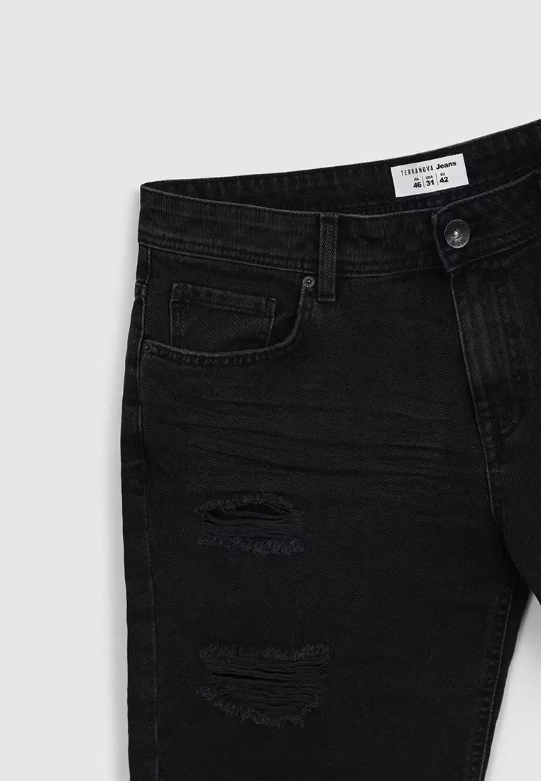 Man Short Pants Jeans Denim