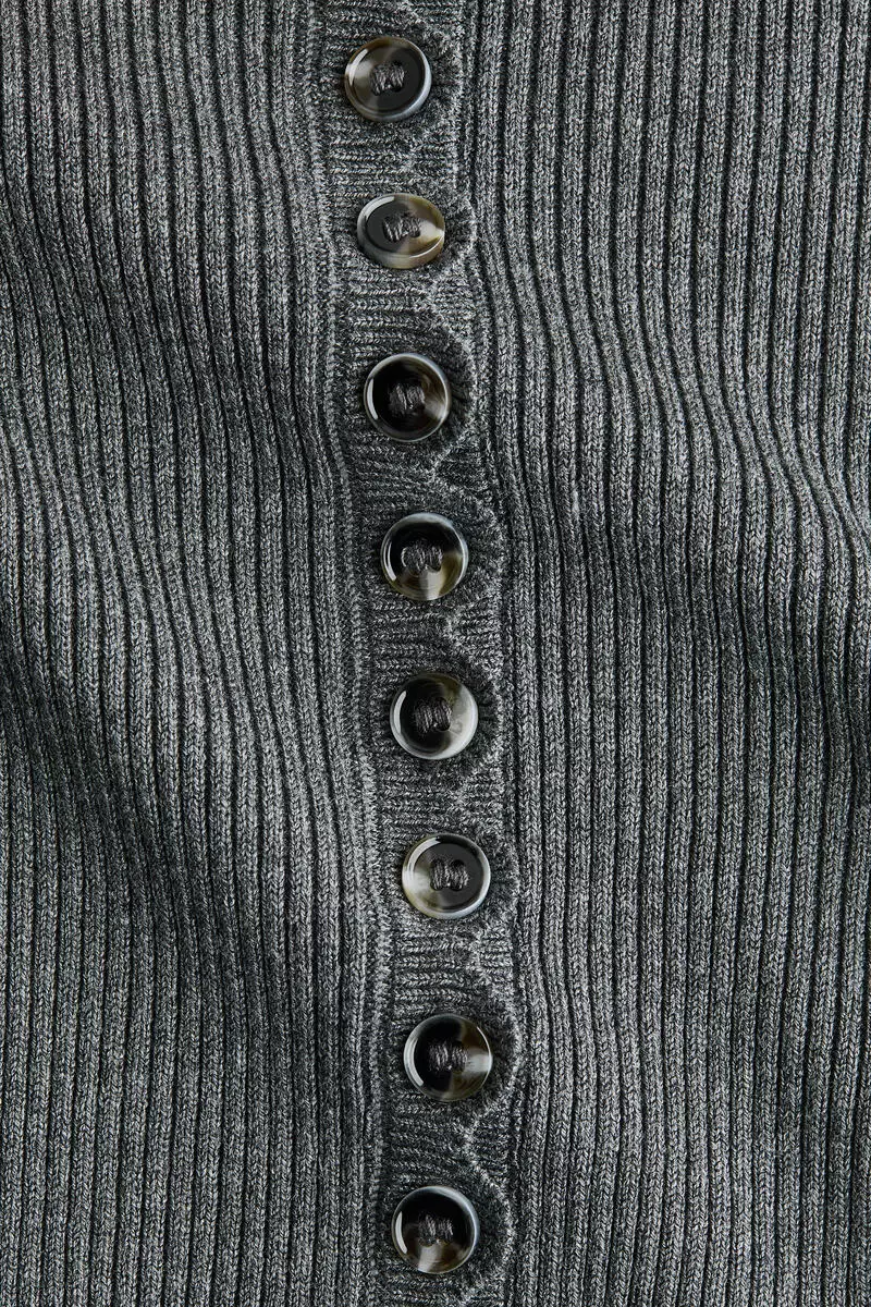 Ribbed cardigan