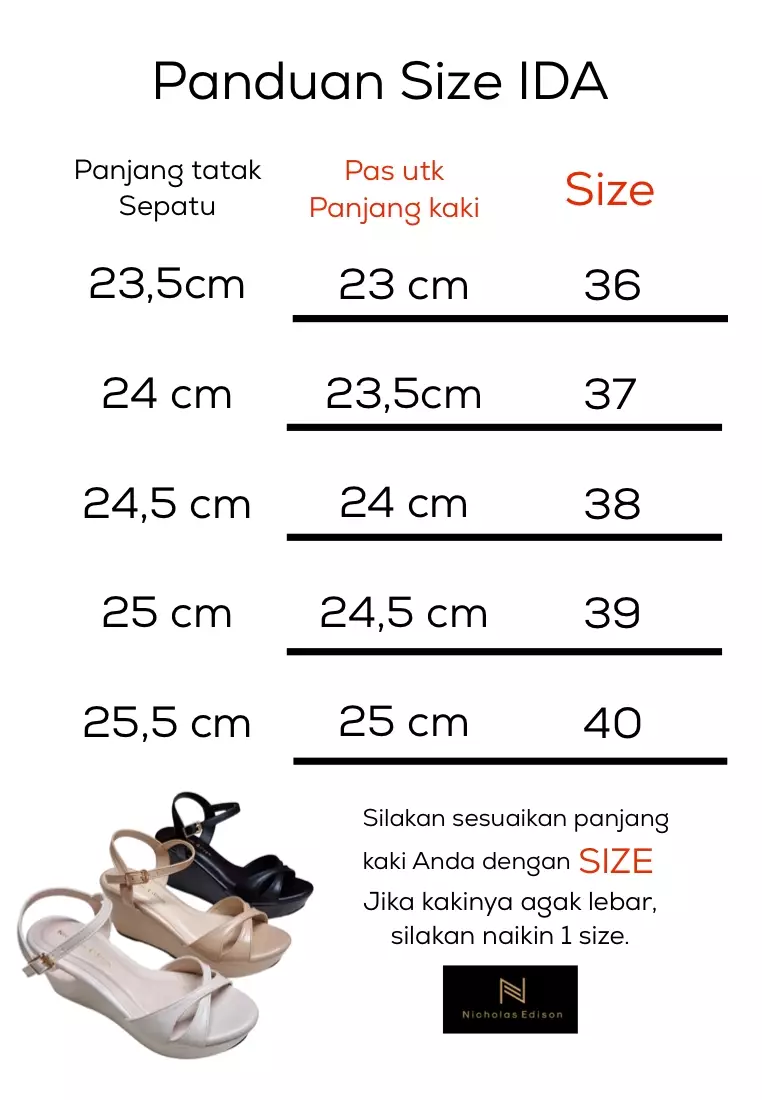 Nicholas Edison Wedge Ida Beige