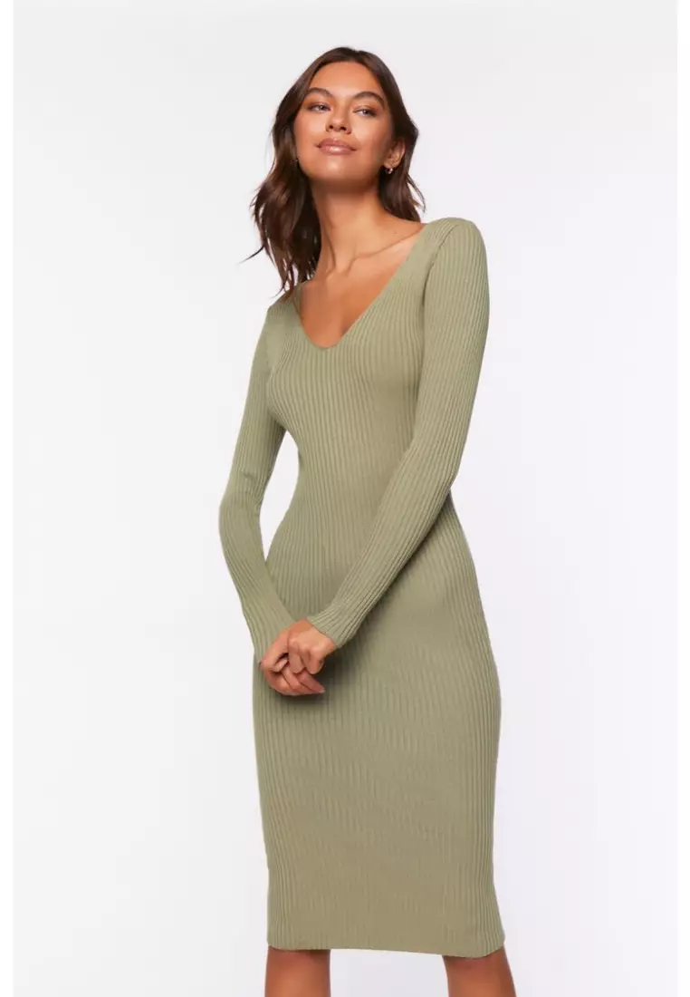 Long sleeve sweater shop dress forever 21
