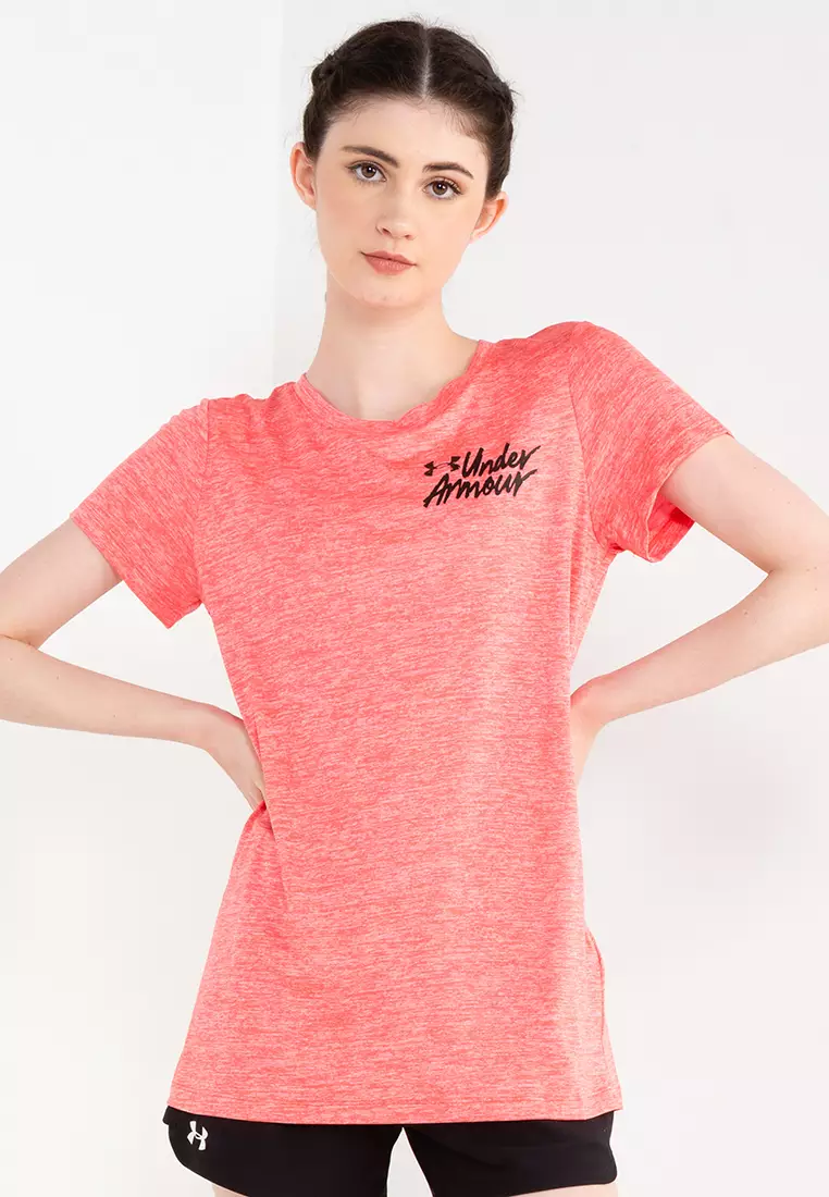 Under Armour® Women's UA Tech™ Twist Graphic V-Neck Short-Sleeve Shirt