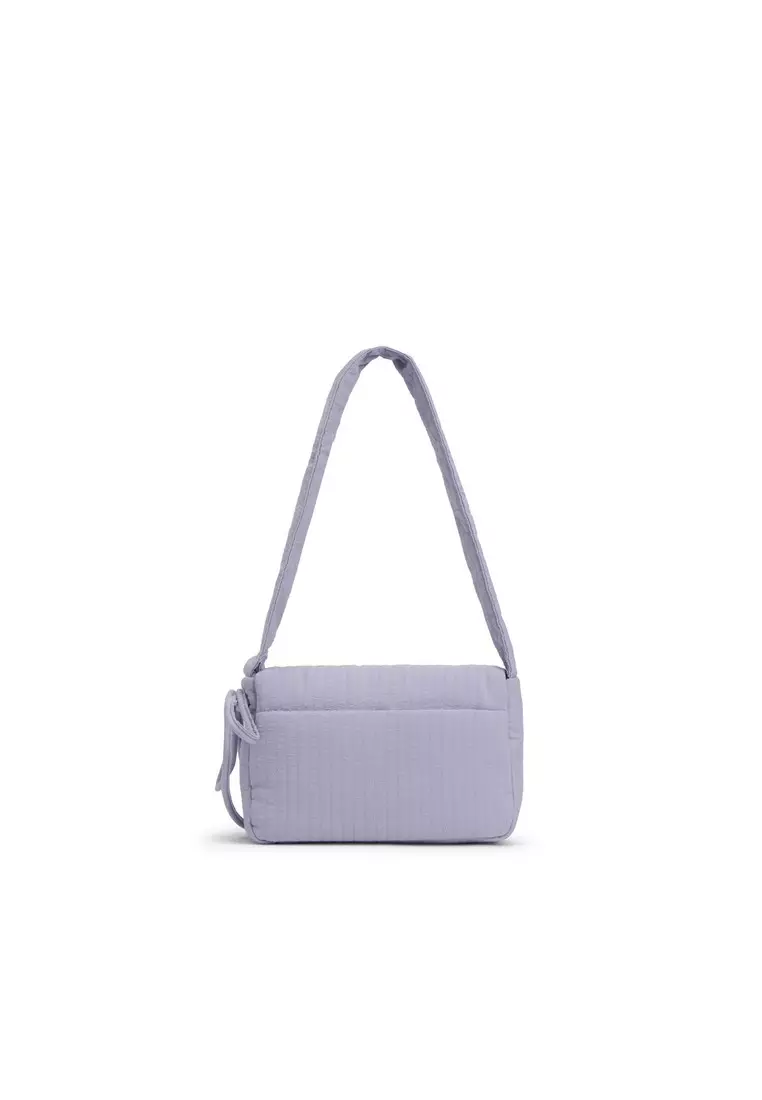 Tracey Puffy Plush Bow Crossbody