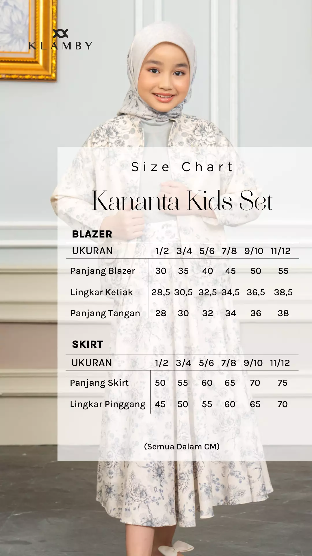 Klamby - Kananta Blazer & Skirt Set Kids Celestial Pearl