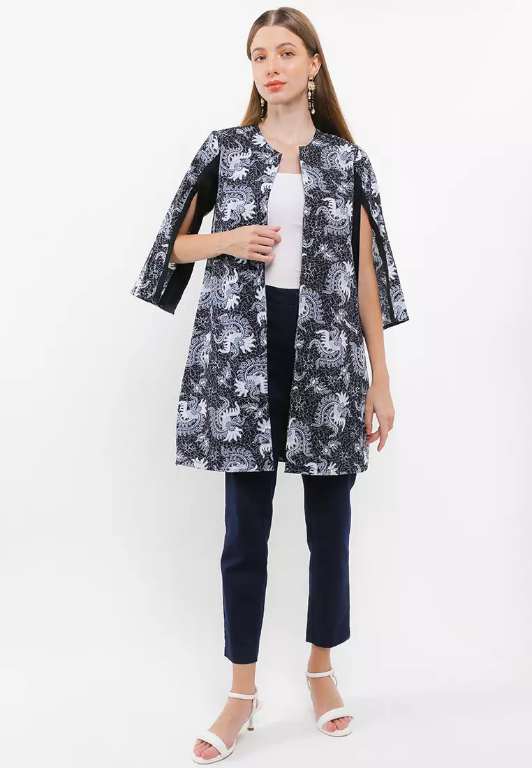 Cardigan Outer Muslim Wanita Atasan Faiza Black