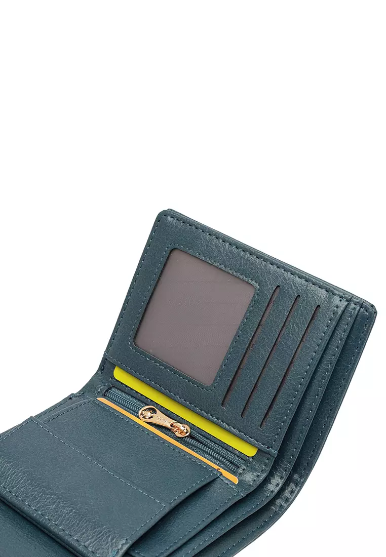 Women's Short Wallet / Purse - Blue