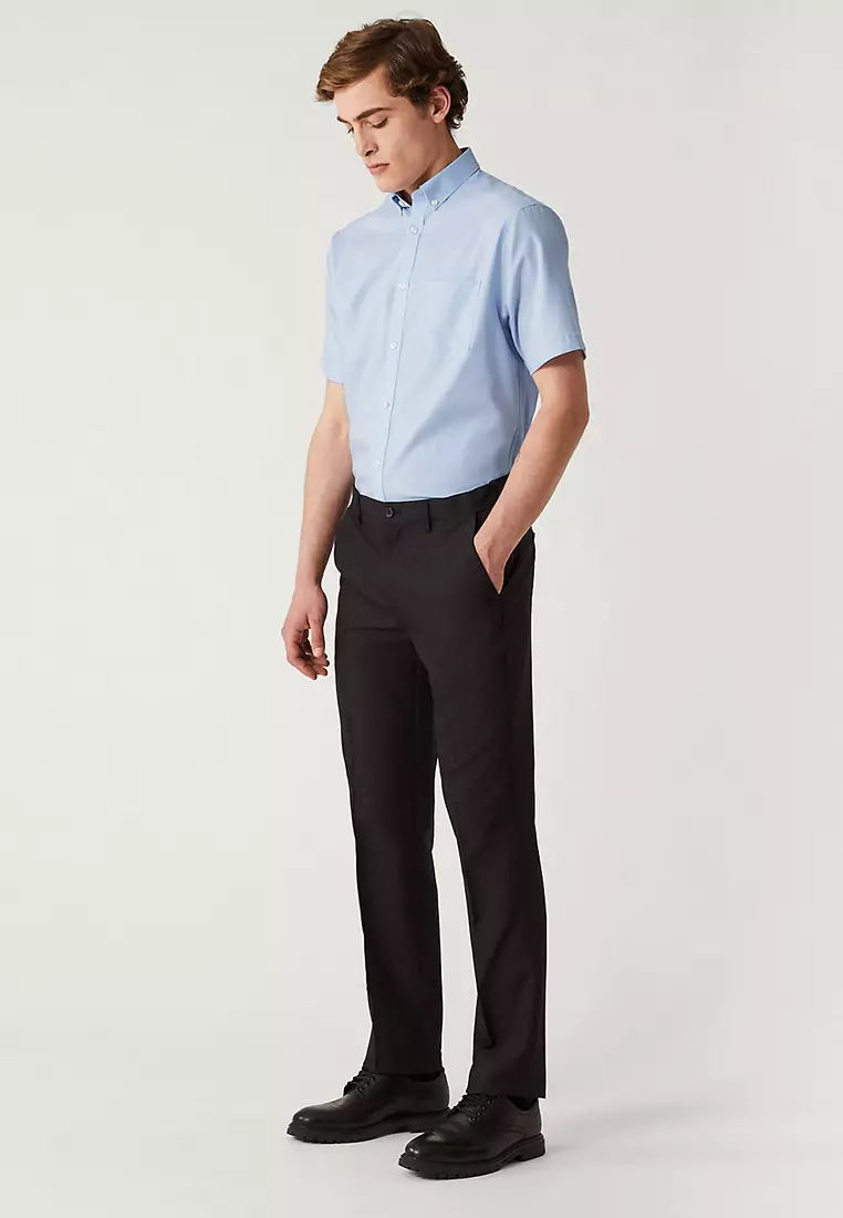 Regular Fit Non Iron Pure Cotton Oxford Shirt