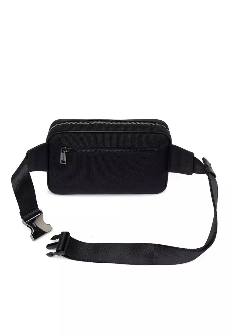 Tas Pinggang Pria Gino Mariani Alton Black