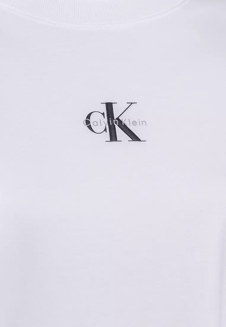 寬鬆長袖圓領T恤 - Calvin Klein Jeans