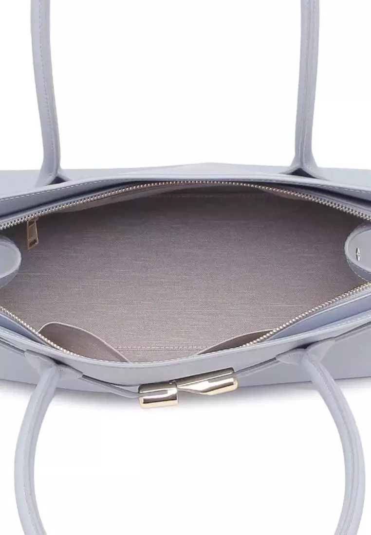 女士手提包藍灰色WB01504 BX3104