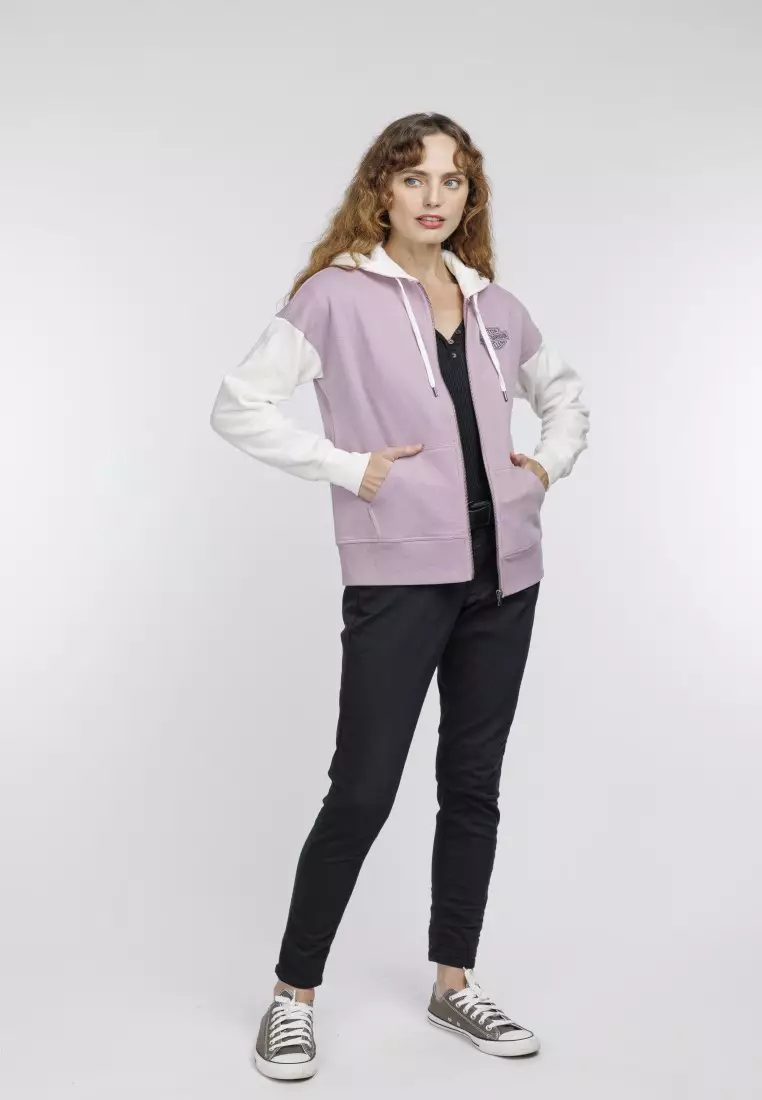 Harley-Davidson Special Racer Font Zip Front Hoodie