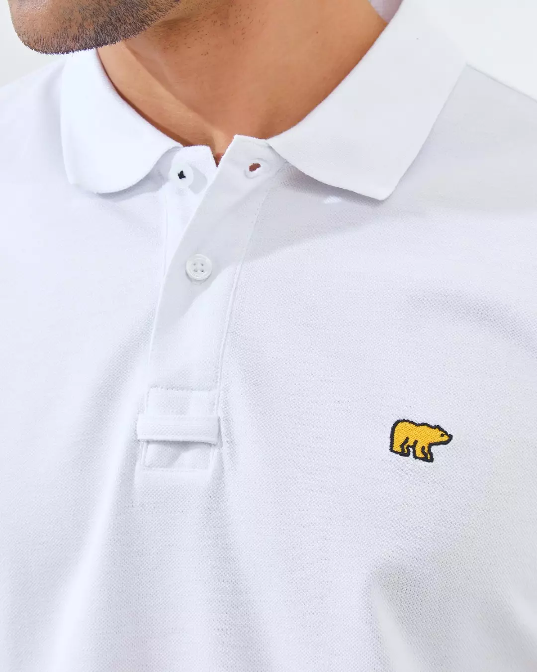 Jack Nicklaus Luther Polo Shirt Pria Regular Fit Putih Colour White