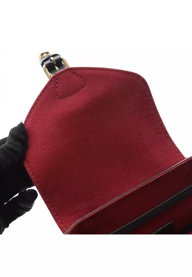 Pre-Loved Louis Vuitton Montsouris NM BB monogram Backpack rucksack PVC leather Brown black