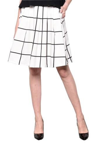 Square Skirt White